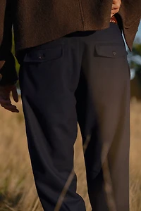 Regular Fit Felted Pants