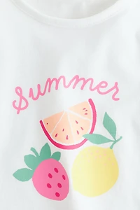 Printed Cotton Top