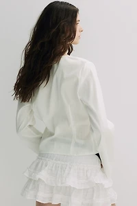 Laced-Detail Top