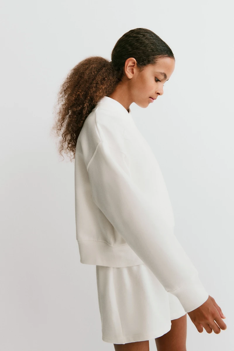 Brushed-Inside Sweatshirt
