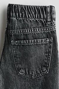 Wide-Leg Jeans with Motif Details