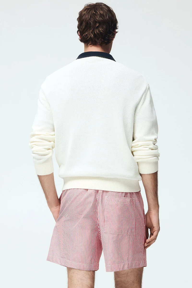 Regular-Fit Cotton Shorts