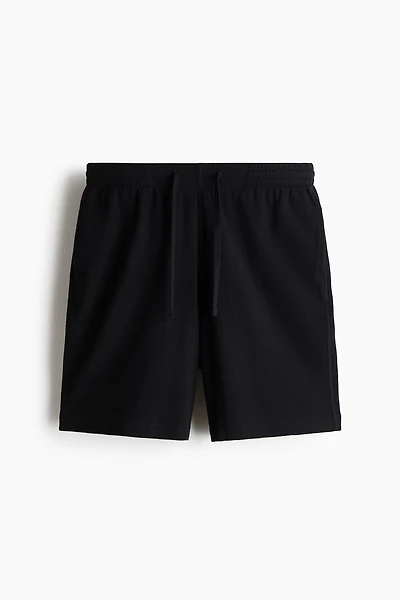 Relaxed-Fit Waffled Shorts