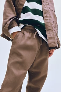 Linen-Blend Pants