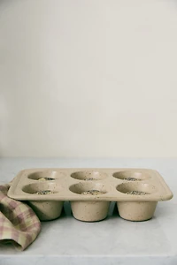 Plateau à petits gâteaux à la glaçure réactive