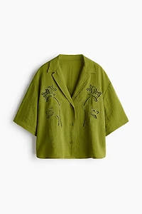Eyelet Embroidered Shirt