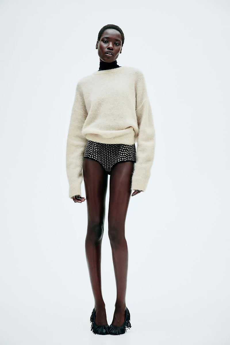 Oversized Alpaca-Blend Sweater