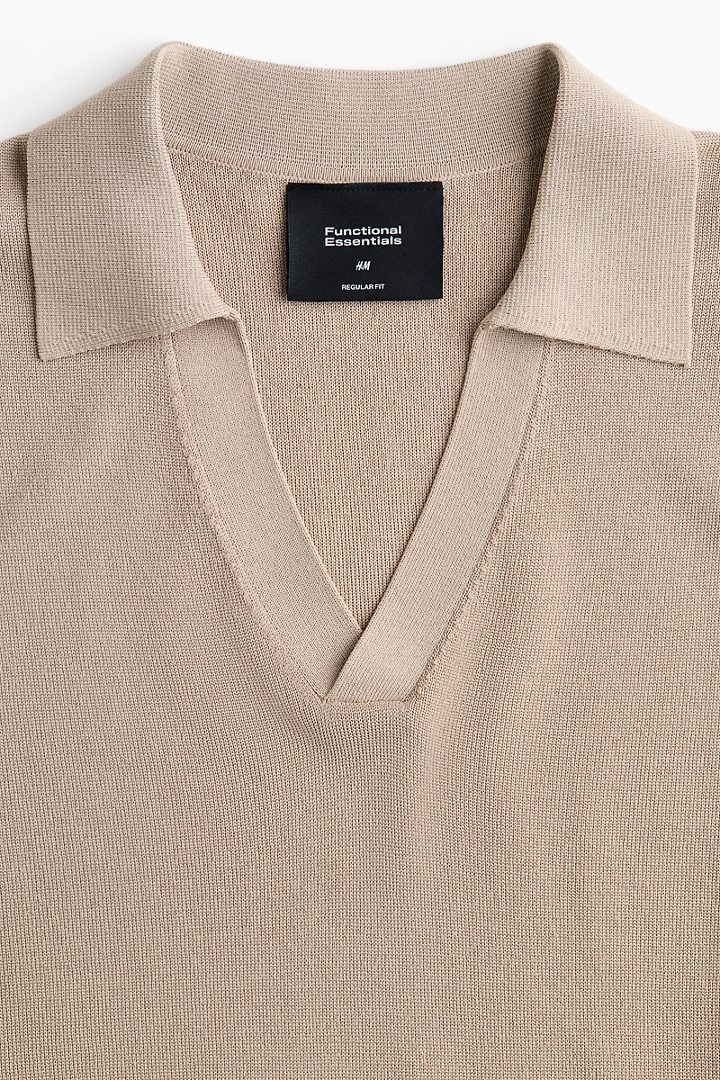 Cooling Regular-Fit Knit Polo Shirt