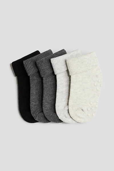 5-pack Non-slip Socks