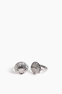 2-Pack Seashell-Shaped Napkin Rings