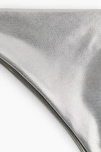 Culotte de bikini brillante