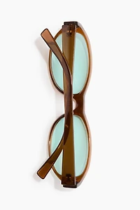 Lunettes de soleil ovales