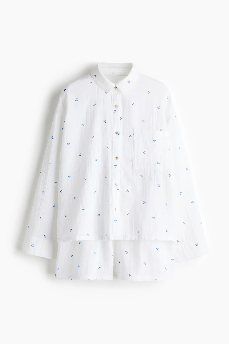 Pajama Shirt and Shorts