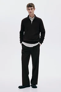 Regular Fit Half-Zip Sweater