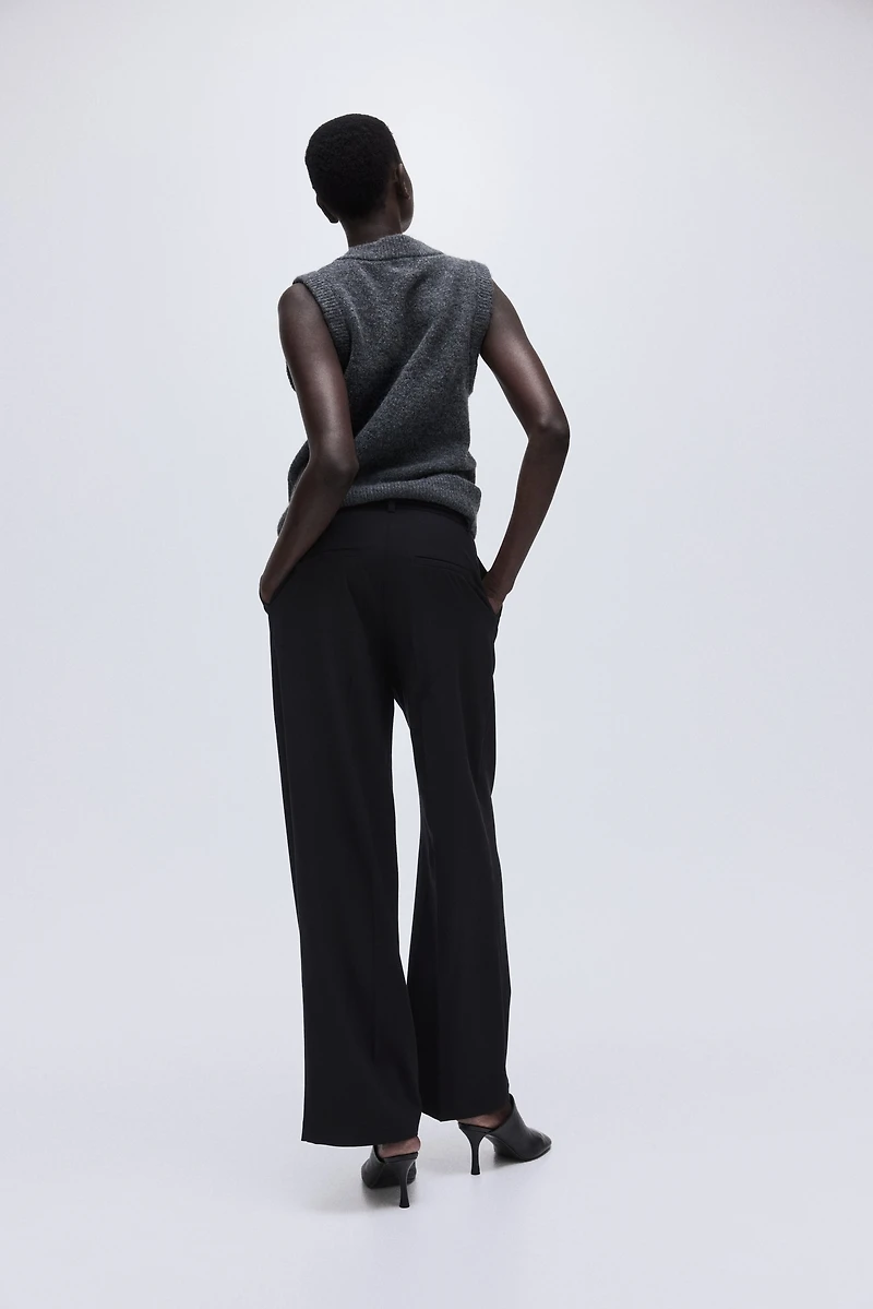 Wide-Leg Dress Pants