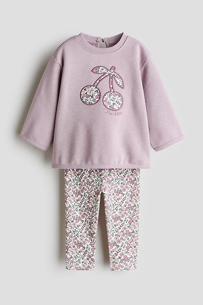 2-Piece Sweatshirt and Leggings Set