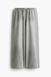 Denim Drawstring Pants