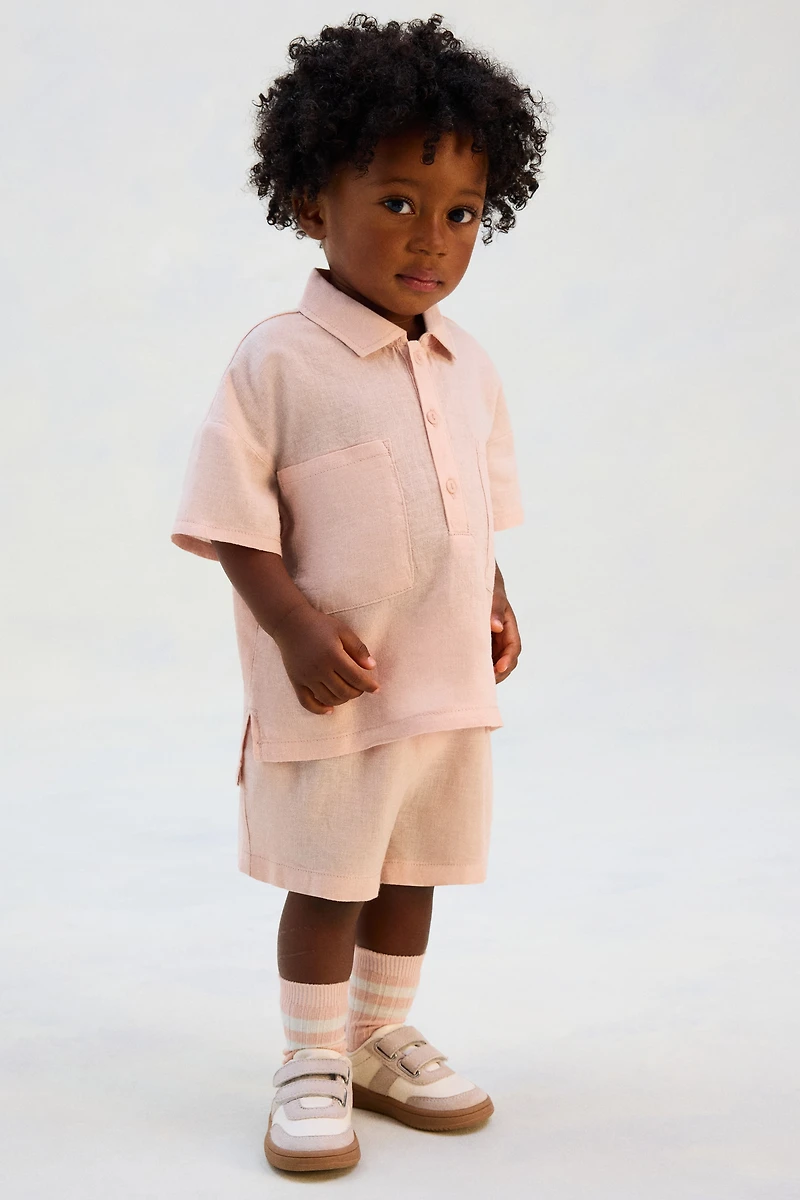 2-Piece Linen-Blend Set