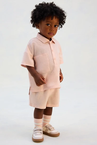2-Piece Linen-Blend Set