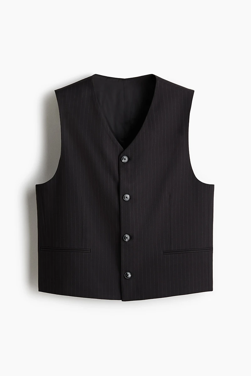 Regular-Fit Glittery Vest