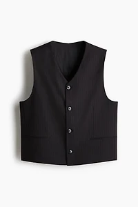 Regular-Fit Glittery Vest