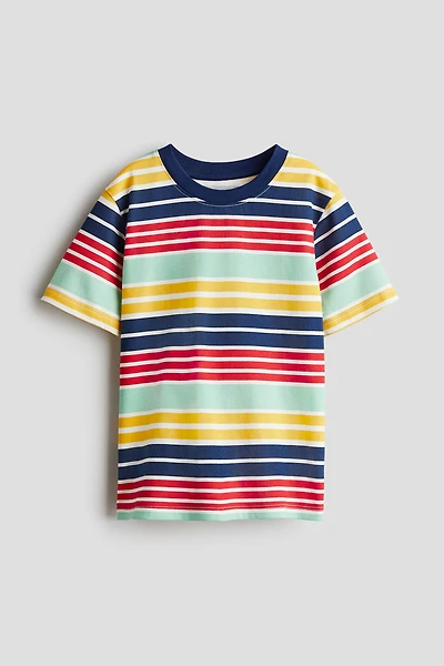 T-shirt en coton imprimé