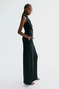 Satin Drawstring Pants