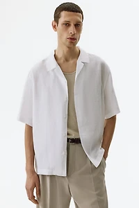 Relaxed-Fit Linen Resort Shirt