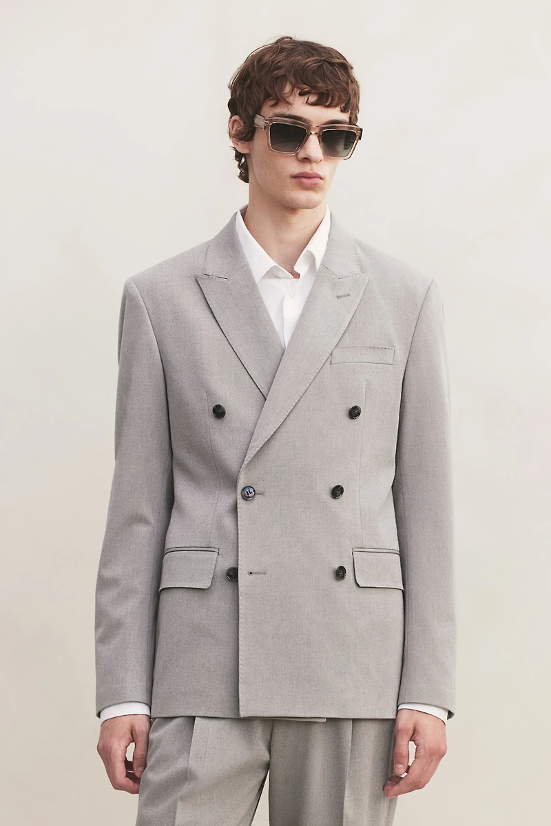 Regular Fit Double-Breasted Blazer