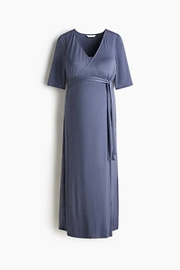 MAMA Nursing Wrap Dress