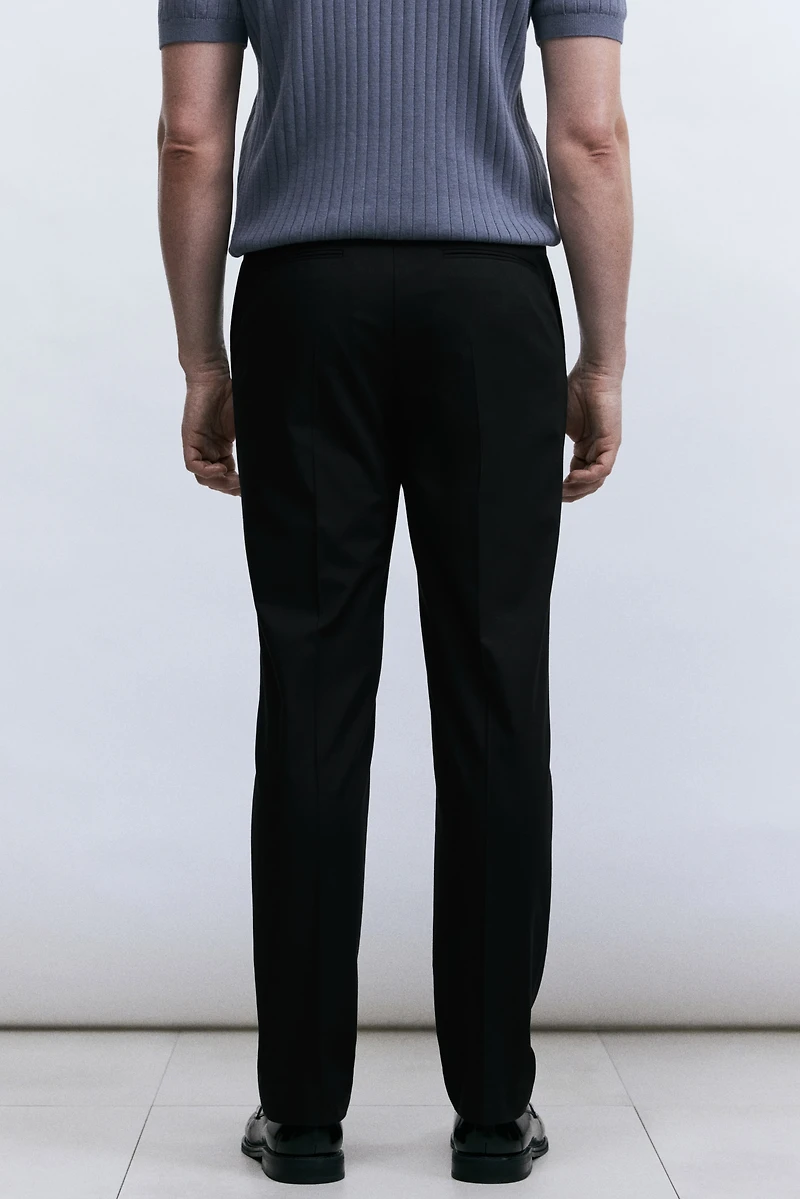 Skinny Fit Suit Pants