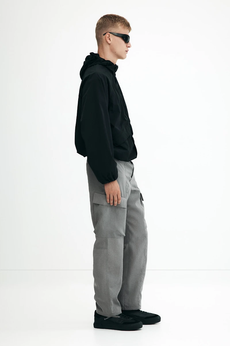 Pantalon cargo décontracté en nylon