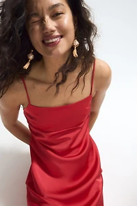 Tie-Detail Maxi Dress