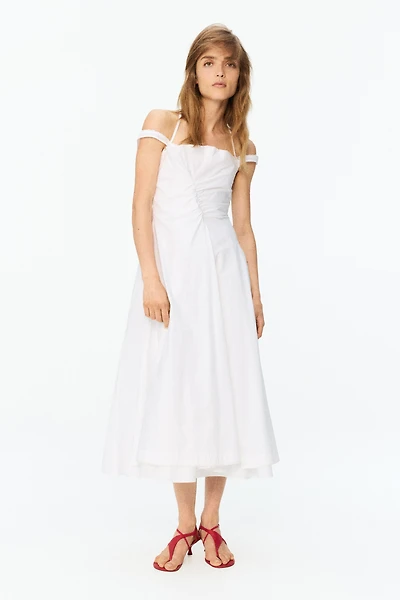 Layered Poplin Dress