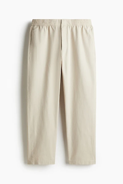 Relaxed-Fit Wool-Blend Twill Pants