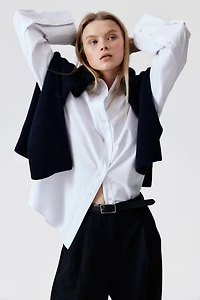 Wide-Leg Linen-Blend Pants