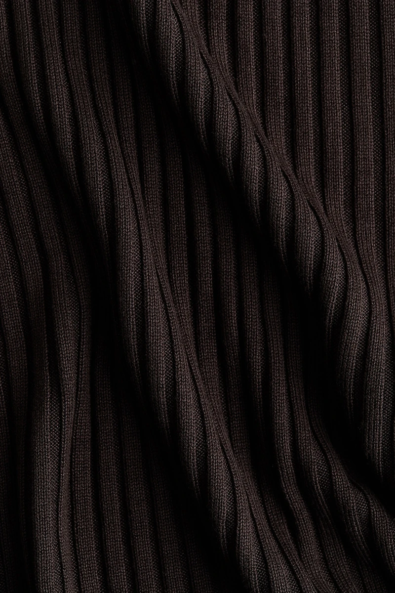 Rib-Knit Viscose Top