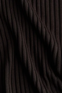 Rib-Knit Viscose Top