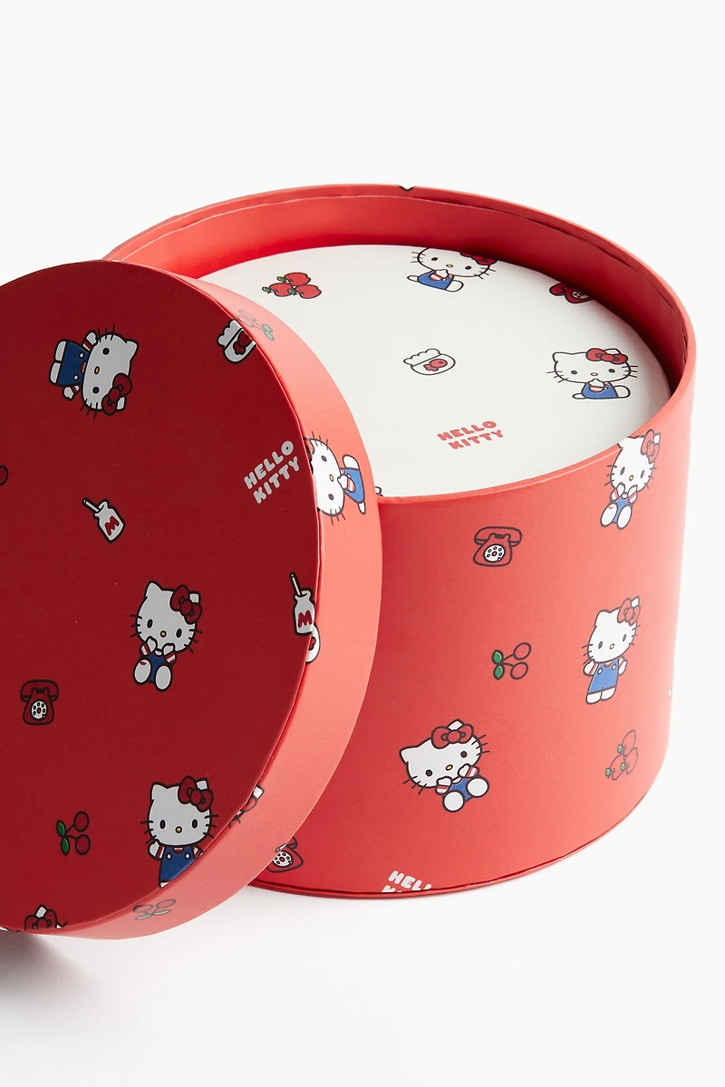 Lot de 2 boîtes de rangement rondes