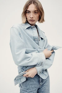 Veste-chemise en denim