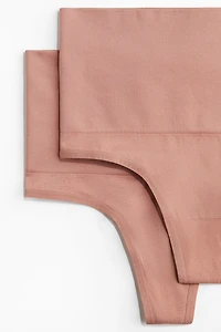 Lot de 2 culottes Thong Gainantes