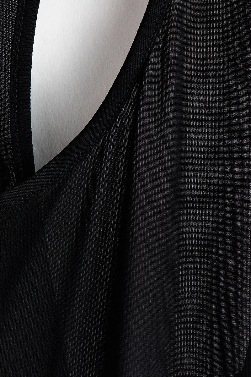 Sheer Sleeveless Bodysuit