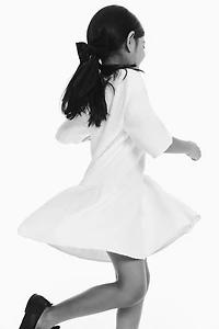 Robe en tissu jacquard