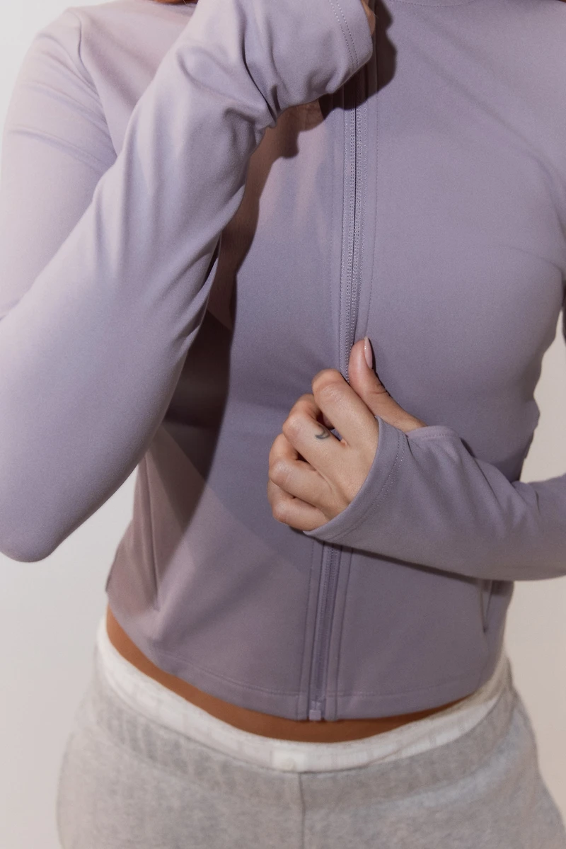 Hooded Activewear Jacket with SoftMove™