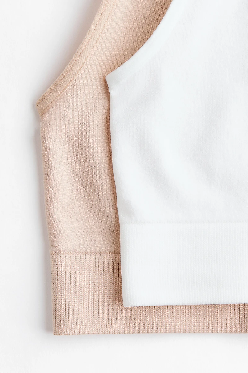 2-Pack Seamless Soft-Cup Bras