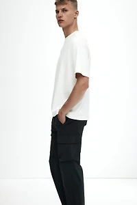 Pantalon cargo coupe classique en nylon