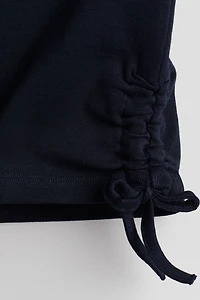 Drawstring-Detail Cotton Top