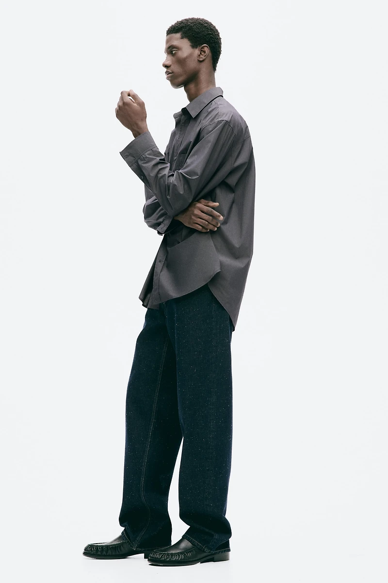 Relaxed-Fit Poplin Shirt