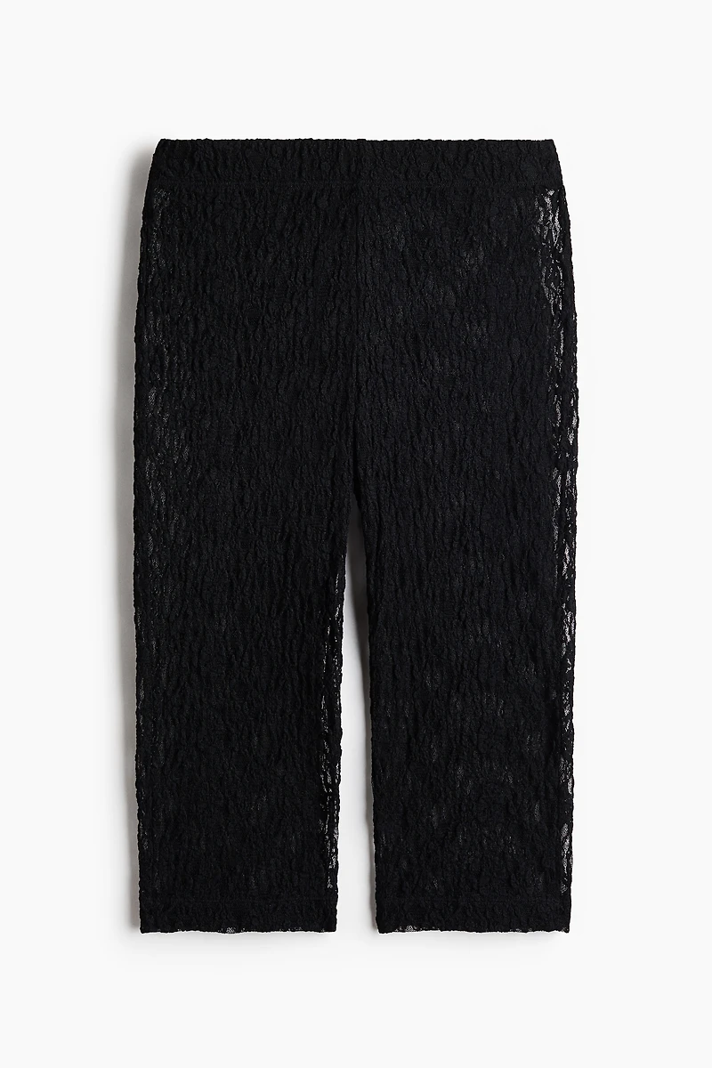 Pantalon Capri avec dentelle
