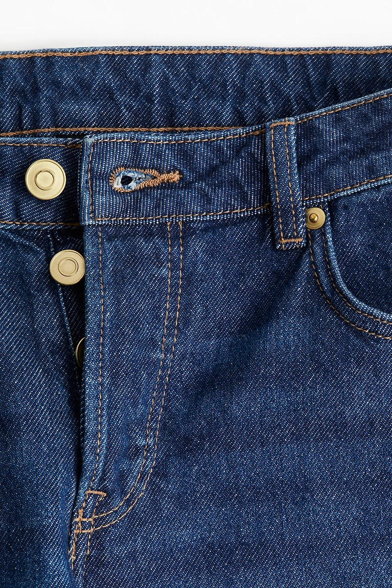 Barrel Regular Cropped Jeans